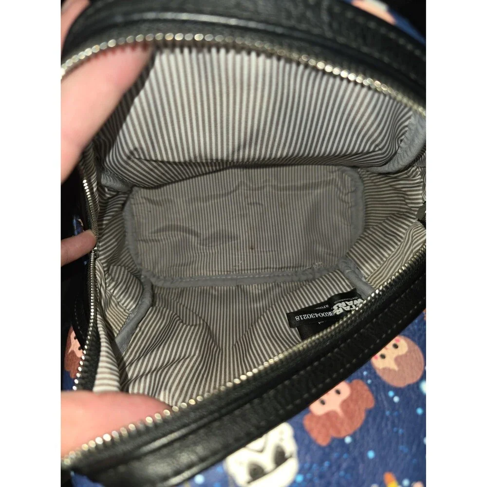 Loungefly Disney star wars chibi character print mini backpack purse bag tote!